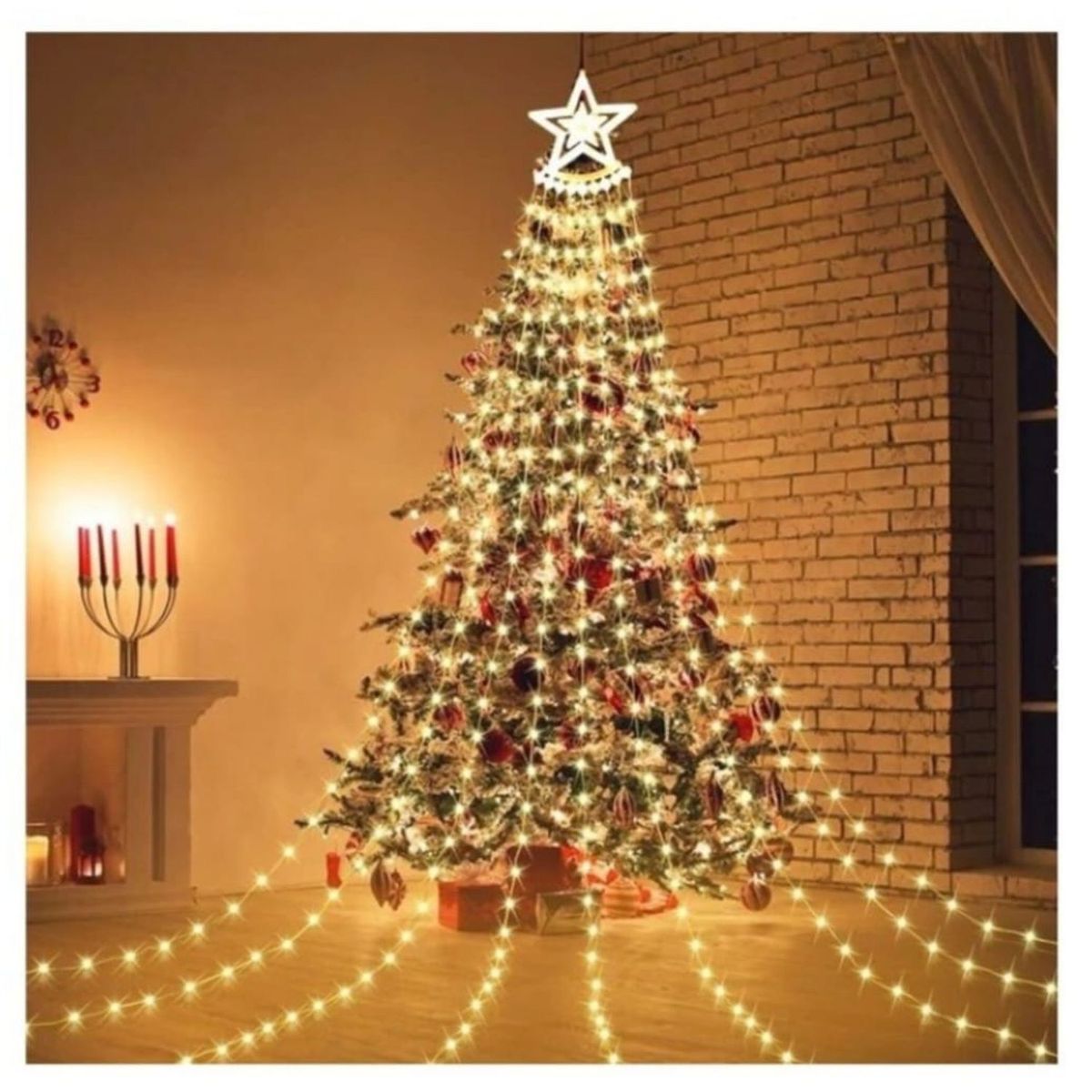 🎄LUCES EN CASCADA ARBÓL - 50% DESCUENTO