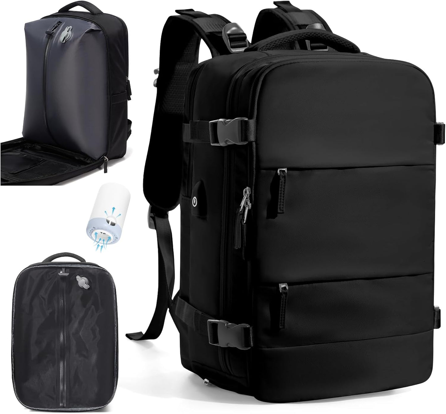 MORRAL VIAJERO EXPANDIBLE - CON BOMBA AL VACIO ✨ DESCUENTO 40%