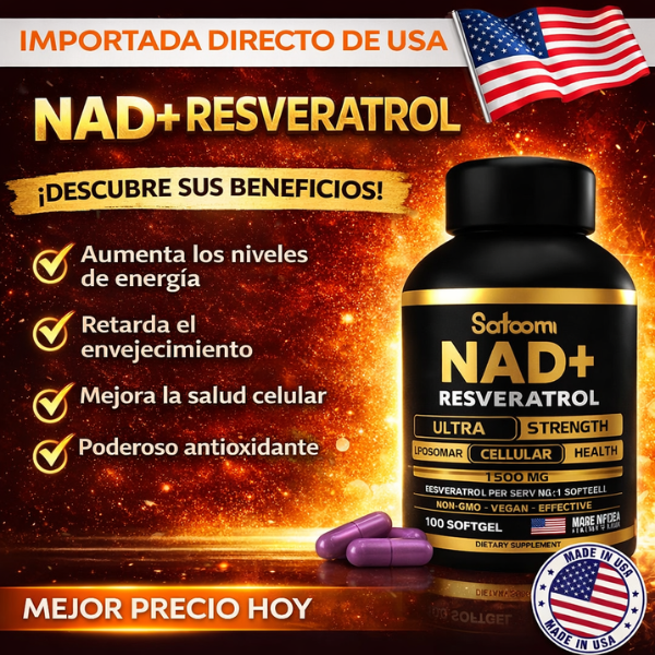 NAD + RESVERATROL OFERTA LIMITADA!