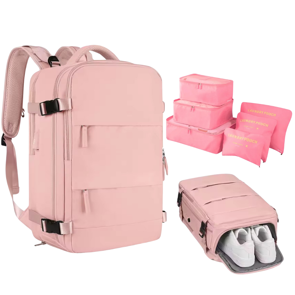 SUPER COMBO🎉| MALETA PERFECTA DE VIAJE + ORGANIZADORES X 6