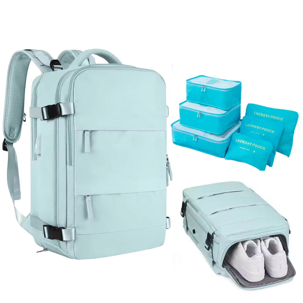 SUPER COMBO🎉| MALETA PERFECTA DE VIAJE + ORGANIZADORES X 6