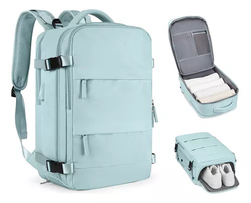 MORRAL VIAJERO EXPANDIBLE- EQUIPAJE DE MANO ✨ DESCUENTO 50%