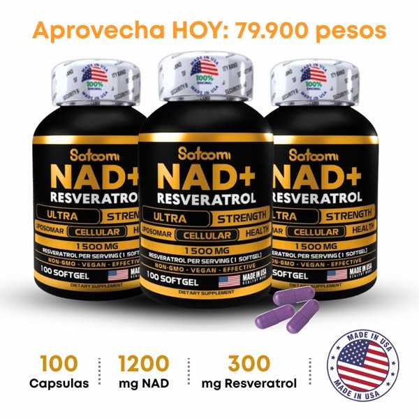 NAD + RESVERATROL OFERTA LIMITADA!