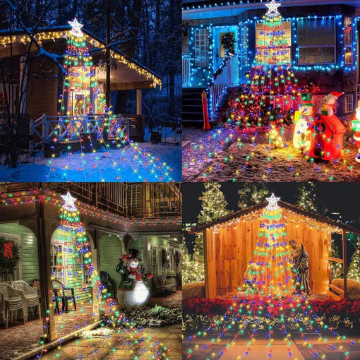 🎄LUCES EN CASCADA ARBÓL - 50% DESCUENTO