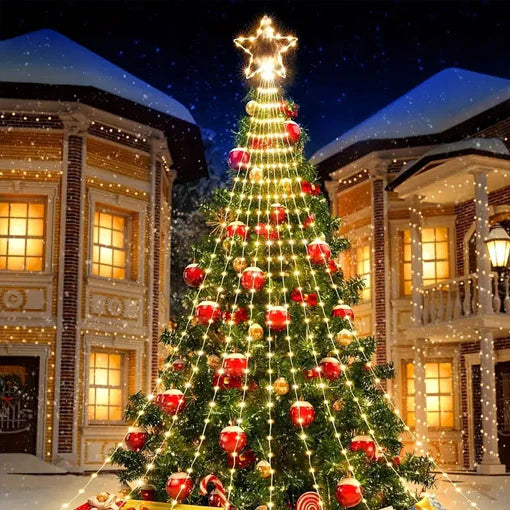 🎄LUCES EN CASCADA ARBÓL - 50% DESCUENTO
