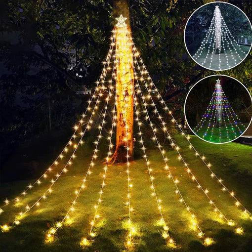 🎄LUCES EN CASCADA ARBÓL - 50% DESCUENTO