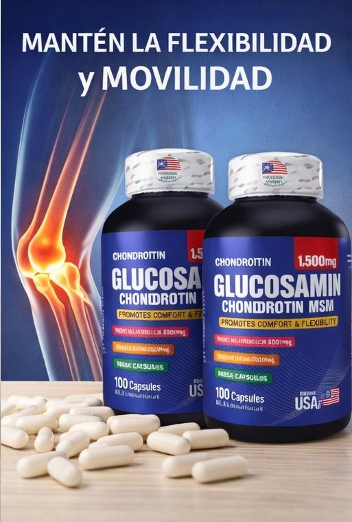 Glucosamina -💪Apoyo Completo para Articulaciones y Movilidad